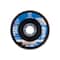 Pferd 4-1/2" x 7/8" A.H. POLIFAN Flap Disc - Z SG POWER STEELOX, Zirconia, 80 Grit, Conical 62220 - alternate 3
